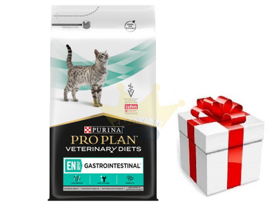 PRO PLAN Veterinary Diets EN St/Ox virškinimo trakto sausas kačių maistas 5kg + STAIGMENA KATEI