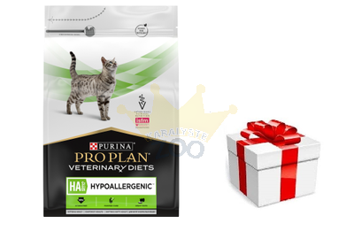 PRO PLAN Veterinary Diets HA St/Ox hipoalerginis sausas kačių maistas 3,5kg + STAIGMENA KATEI