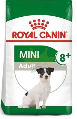 ROYAL CANIN Mini Adult 8+ 800 g sauso ėdalo mažų veislių vyresniems šunims (nuo 8 iki 12 metų)