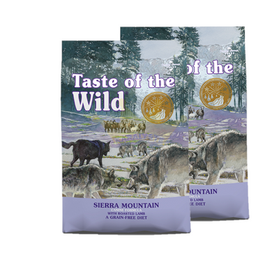 Taste of the Wild Sierra Mountain 2x12,2 kg - 3% PIGIAU