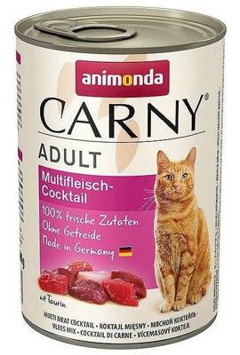 ANIMONDA Cat Carny Adult skonis: įvairių rūšių mėsos kokteilis 400g 