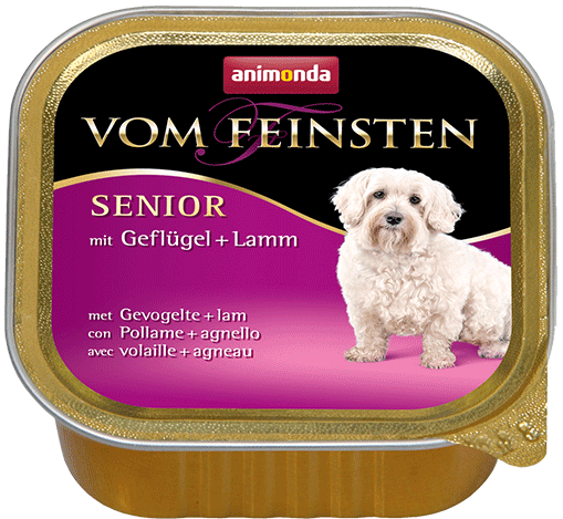 ANIMONDA Dog Vom Feinsten Senior skonis: paukštiena su ėriena 150g