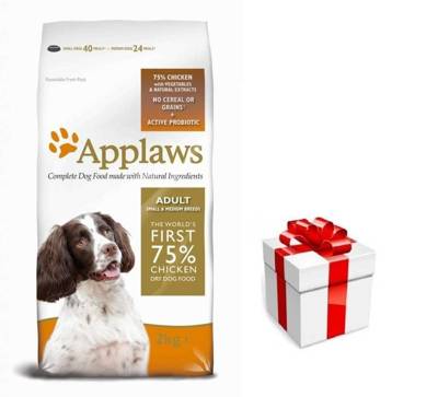 Applaws Dog Adult Small & Medium su vištiena 7,5kg + STAIGMENA ŠUNUI