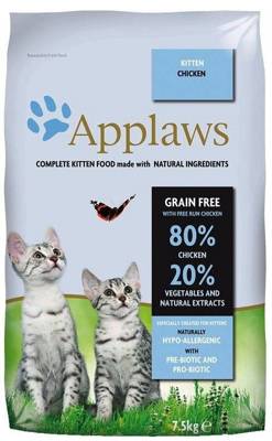 "Applaws Kitten Kitten Chicken" sausas maistas kačiukams 7,5 kg