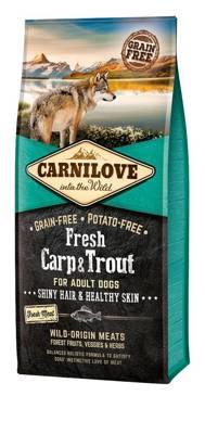 Carnilove Fresh Carp Trout Adult 12 kg + Staigmena Šunui