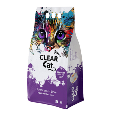 Clear Cat Blanco Lavender bentonitinis kraikas 5l