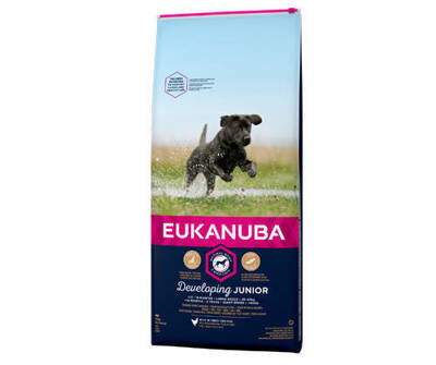 EUKANUBA Developing Junior Large Breed 2x3kg - 3% PIGIAU