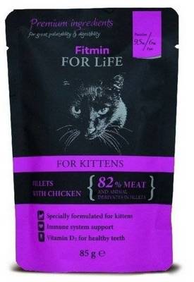 Fitmin Cat For Life Kitten Chicken 85g