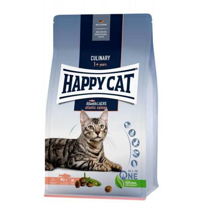 HAPPY CAT Culinary Atlantic Salmon sausas ėdalas suaugusioms katėms 10 kg