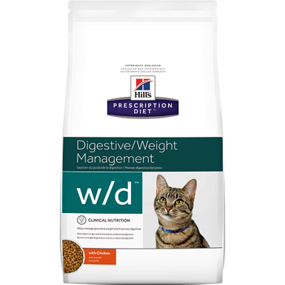 HILL'S PD Prescription Diet Feline w/d su Vištiena 1,5kg