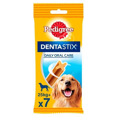 PEDIGREE DentaStix (didelės veislės) dantų priežiūros skanėstas šunims 7 vnt. - 270g