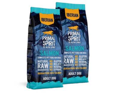 PRIMAL SPIRIT Iberian Salmon 2x12kg  3% PIGIAU