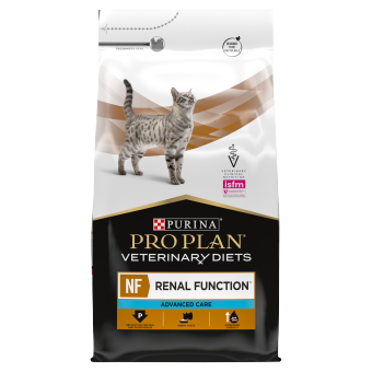 PRO PLAN Veterinary Diets NF AC Renal Function AdvCare sausas kačių maistas 5kg + STAIGMENA KATEI
