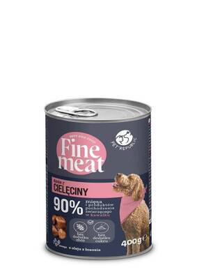 PetRepublic Fine Meat veršienos patiekalas šunims 400g