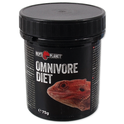 REPTI PLANET Omnivore Diet visavalgių gyvūnų papildomas maistas 75g