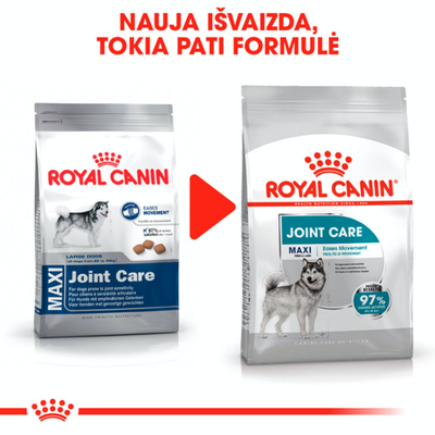 ROYAL CANIN CCN Maxi Joint Care 10 kg sausas pašaras suaugusiems didelių veislių šunims, skirtas sąnarių funkcijai palaikyti