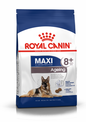 ROYAL CANIN Maxi Ageing 8+ 15kg sausas ėdalas suaugusiems, vyresniems nei 8 metų, didelių veislių šunims