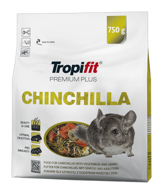 TROPIFIT Premium Plus CHINCHILLA 750g - šinšiloms