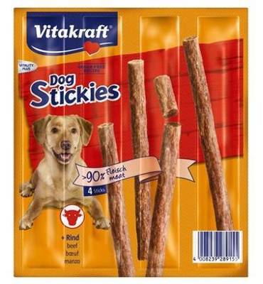 Vitakraft Dog Stickies su jautiena 4x11g 