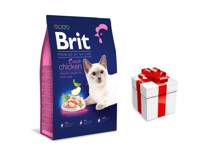 BRIT Premium By Nature Adult Cat Chicken 8kg + STAIGMENA KATEI