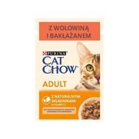 PURINA Cat Chow Adult jautiena su baklažanais 85g paketėlis